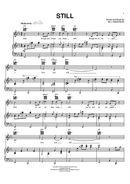 Still Musical Notes Still