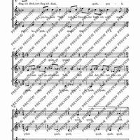 The finch and the frog - Choral Score