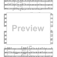 Mendelssohn Songs: Volume 1 for Cello Quartet - Score
