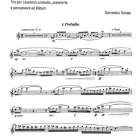 Preludio e Danza Camaleontica - Alto Saxophone