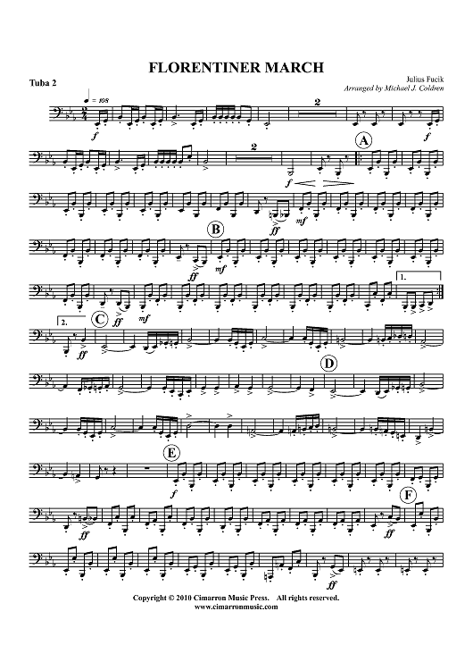Florentiner March - Tuba 2