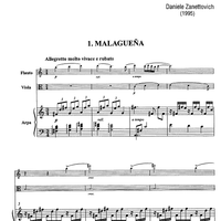 6 canzoni andaluse (6 andalusian songs) - Score