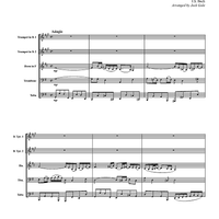 Air on the G String - Score