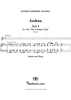 Joshua, Act 1, No. 14b "The trumpet calls"
