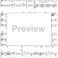 String Trio in B-Flat Major, Op. 1, No. 5 - Score