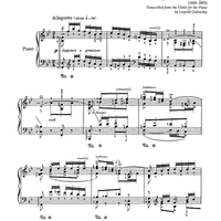 Canzonetta - from Concerto romantique for Violin and Orchestra