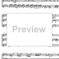 Three Part Sinfonia No.12 BWV 798 A Major - Score