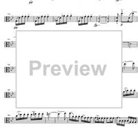 String Trio Bb Major D581B - Viola