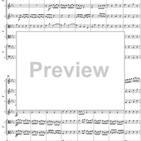 String Octet, Op. 20, Movement 4 - Score