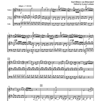Six String Trios: Trio I in D Major - Score