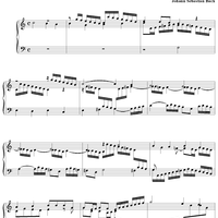 Vom Himmel hoch da komm' ich her, fughetta, from "Kirnberger's Collection", BWV701