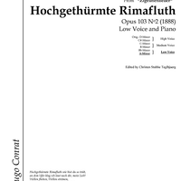 Hochgethürmte Rimafluth Op.103 No. 2