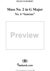 Mass No. 2 in G Major, D167: No. 4, Sanctus