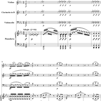 Piano Trio in E-flat Major - Piano Score