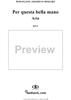 "Per questa bella mano", aria, K612 - Full Score