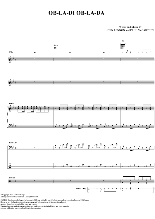 Ob-La-Di Ob-La-Da