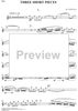 Three Short Pieces