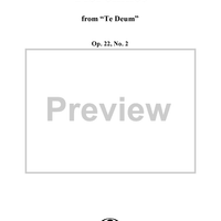 "Tibi omnes", from "Te Deum" (Op. 22, H118)