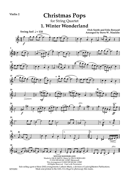 Christmas Pops - Violin 2
