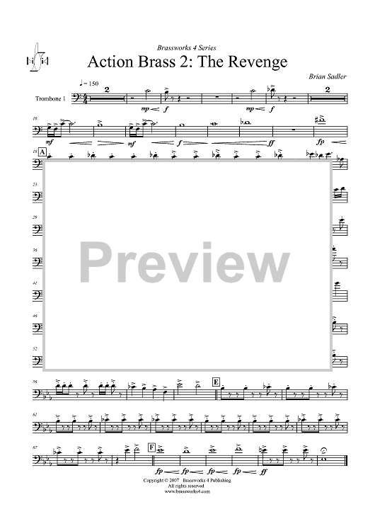 Action Brass 2: The Revenge - Trombone 1