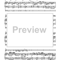 Aria (from Cantata No. 1) - Harpsichord Score