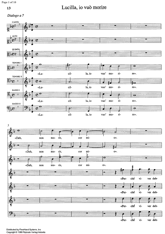 Lucilla, io vuò morire