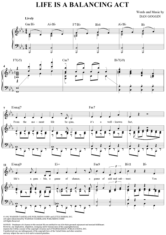 Life Is a Balancing Act