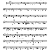 Molly on the Shore - B-flat Bass Clarinet 2