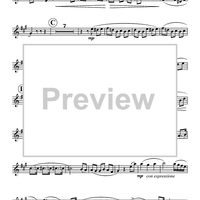 Minuet No. 2 - Clarinet 1 in Bb