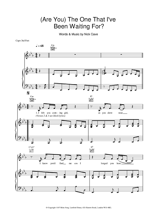 (Are You) The One That I've Been Waiting For?