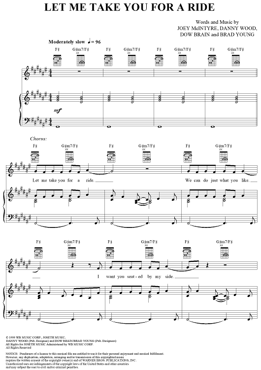 Let Me Take You for a Ride