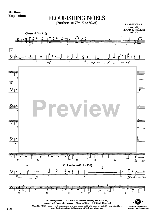 Flourishing Noels - Baritone/Euphonium