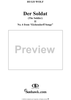 Der Soldat, II: Wagen musst du, No. 6 from "Eichendorff Lieder"