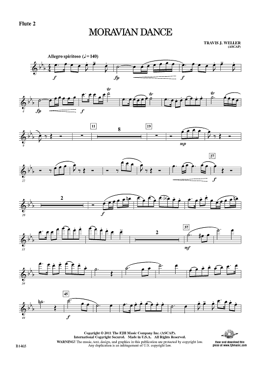 Moravian Dance - Flute 2
