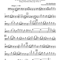 Mendelssohn Songs: Volume 2 for Cello Quartet - Cello 1