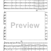 Le Tombeau de Couperin for Oboe and String Quartet - Score