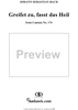 "Greifet zu, fasst das Heil", Aria, No. 4 from Cantata No. 174: "Ich liebe den Höchsten von ganzem Gemüte" - Piano Score