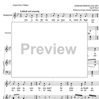 Dort in den Weiden Op.97 No. 4