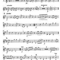 Neue Wiener Ländler Op. 1 - Violin 2