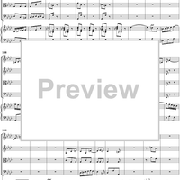 Clavier Concerto No. 5 in F Minor, Movement 3 - Score