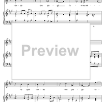 Che non può d'un ciglio il lampo - Score