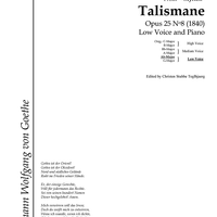 Talismane Op.25 No. 8