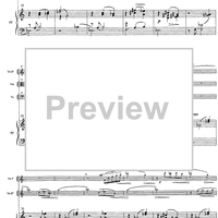 Concertino à cinq - Score