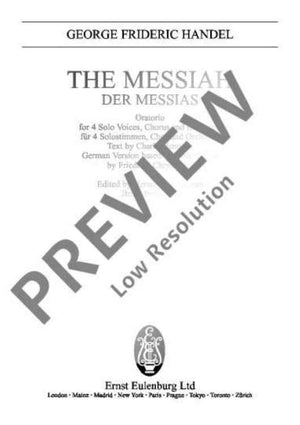 The Messiah - Full Score