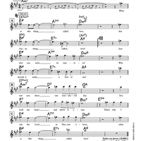 What Is This Thing Called Love?