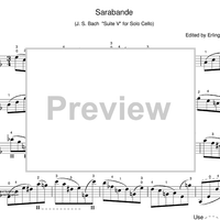 Suite No. 5 c minor BWV 1011 - Cello