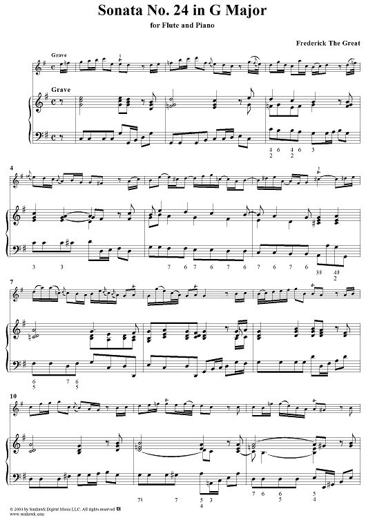 Sonata No. 24 in G Major - Piano