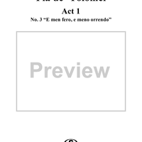 Pia de' Tolomei, Act 1, No. 3: Scena e Duetto - "È men fero, è meno orrendo" - Score