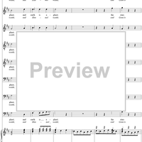 Samson, Act 2, No. 38: "Fix'd in his everlasting seat, Jehovah" - Score