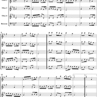 Marche du Regiment de la Calote - Score